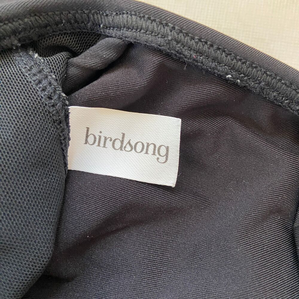 Birdsong Bondi Wrap Underwire One Piece Black Swimsuit V Neck‎ Womens 14 D/DD - Picture 11 of 13